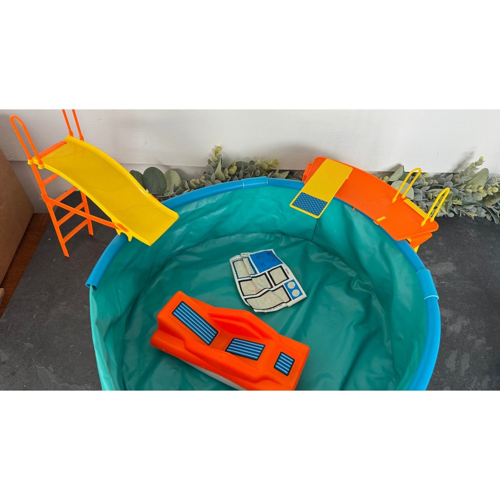 Vintage Mattel Barbie 1973 Pool Party with Box 7795 70s playset